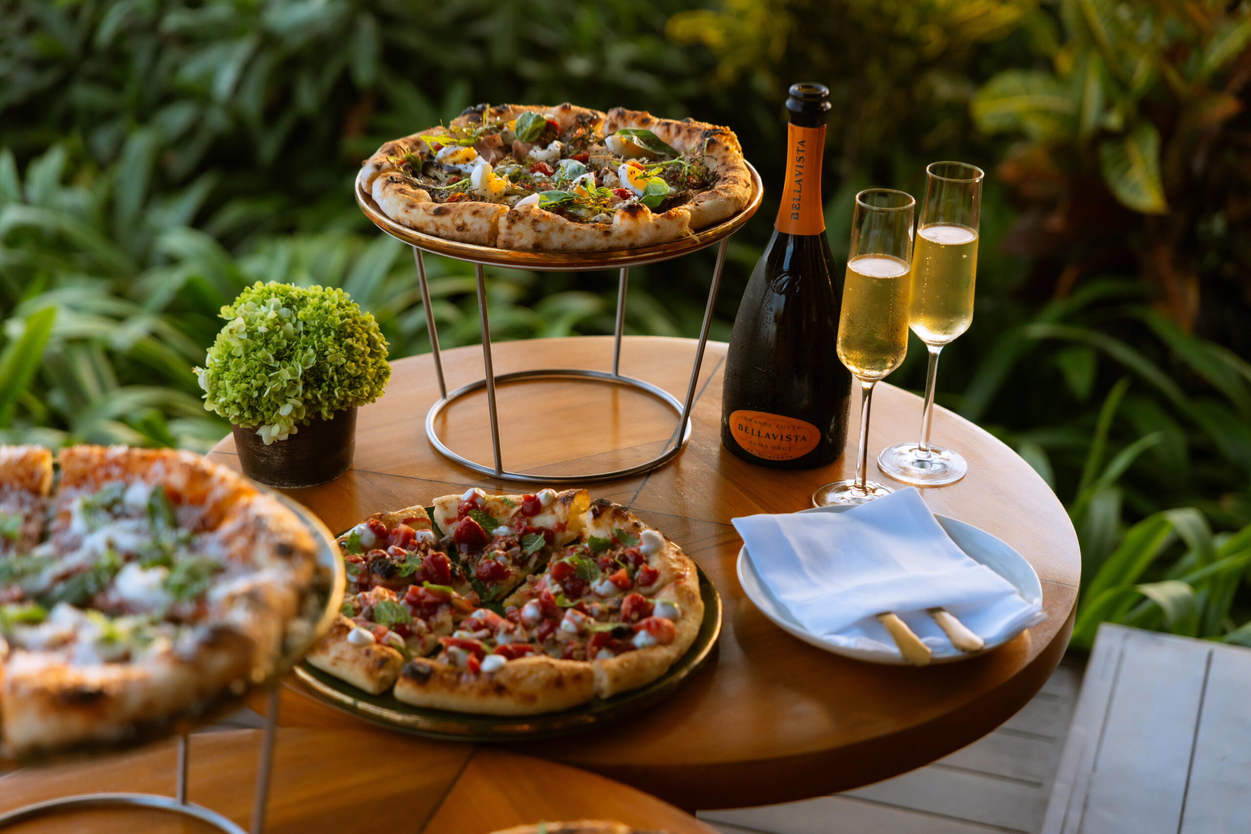 Pizza bar at Bvlgari Resort Bali