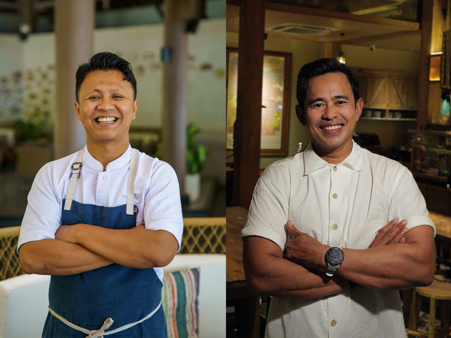 Chef Mohamad Raviel and Chef Fernando Sindu